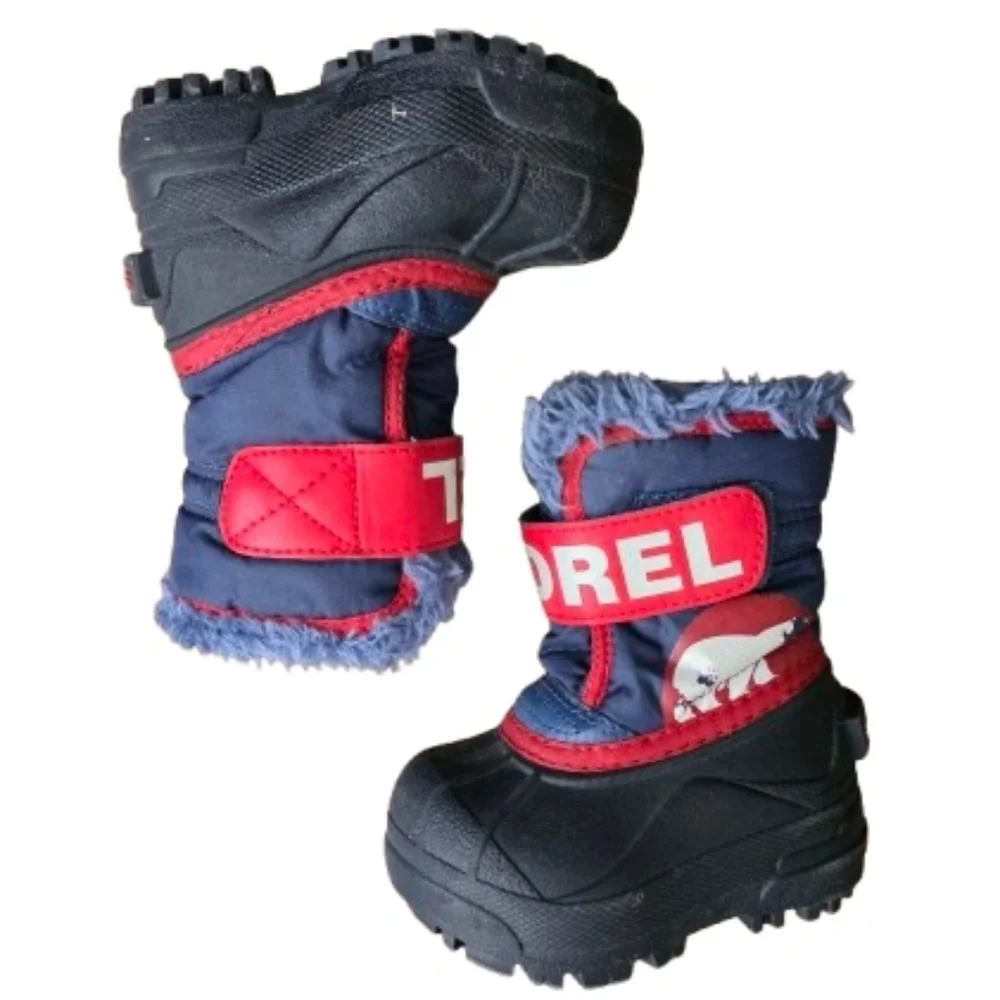 Kids Sorel Snow Commander Toddler - Red, Blue - Boys / Unisex / Gender Neutral